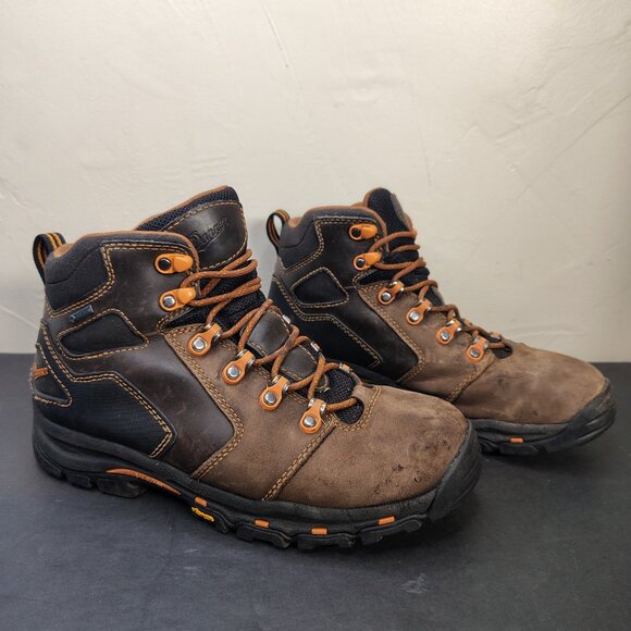 Danner Boots Mens Size 8.5 D Vicious 13858 4.5" Brown Orange 4.5" Leather Work - Picture 2 of 12